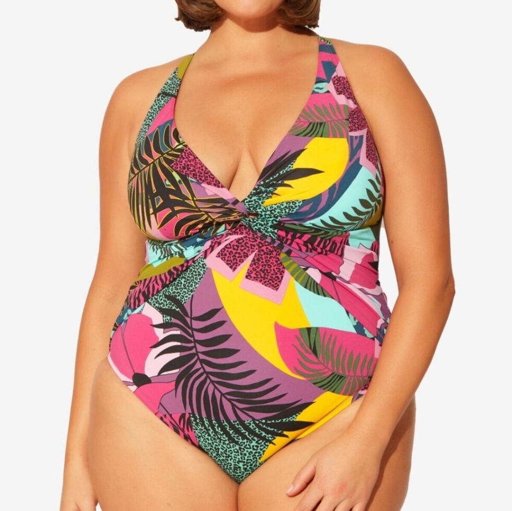 Bleu Rod Beattie one piece swimsuit size 20W